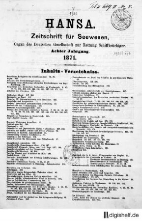 1871: 8. Jahrgang