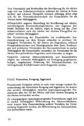3.2.3.2 Frustration, Erregung, Aggression