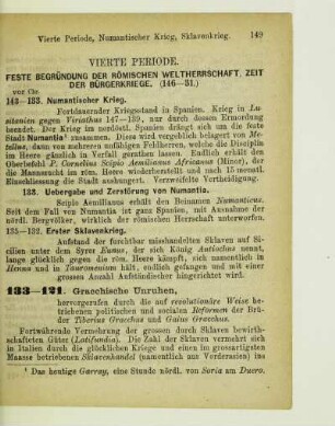 Vierte Periode. Feste Begründung der römischen Weltherrschaft, Zeit der Bürgerkriege (146 - 31)