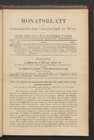 Nr. 128. März. 1894