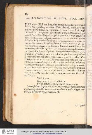 116. Ludovicus III. CXVI. Rom. Imp.