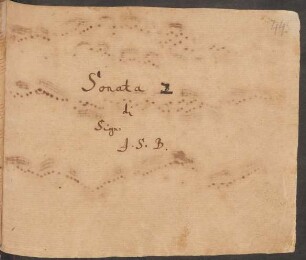 Sonaten; cemb; C-Dur; BWV 966