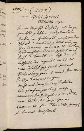 3225-3251, 31. März 1792 Polit. Journal Februar 1792 - 27. März 1792 Contin. v. 3223