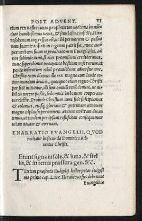 Enarratio Evangelii, Quod recitatur in secunda Dominica Adventus Christi.