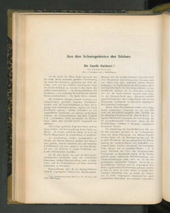 Die Gazelle-Halbinsel.