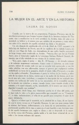 La Mujer en el Arte y en la Historia - Laura de Noves