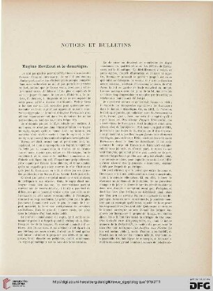 Notices et bulletins