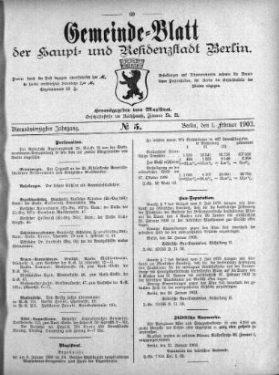 1903,5: No. 5, 1. Februar 1903