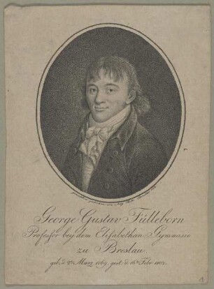 Bildnis des George Gustav Fülleborn