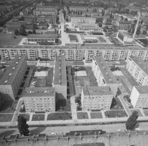 Wohnbebauung zwischen Ender- und Schmiedeberger Straße in Dresden : Blickrichtung Nordwesten