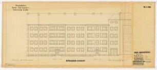 Wohnhausbebauung Orberstraße 3 - 7, Berlin-Wilmersdorf: Orberstraße 3, 3a: Straßenansicht 1:100