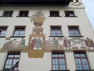 Nürnberg: Kammergebäude mit Kaufmannszug