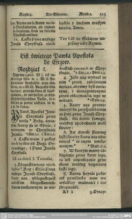 List swietego Pawła Apostoła do Efezow