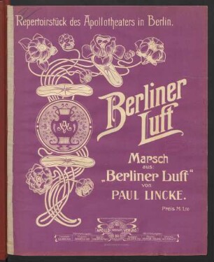 Berliner Luft : Marsch aus "Berliner Luft"