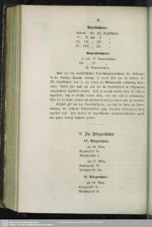 B. Die Bürgerschulen