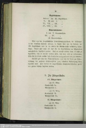 B. Die Bürgerschulen