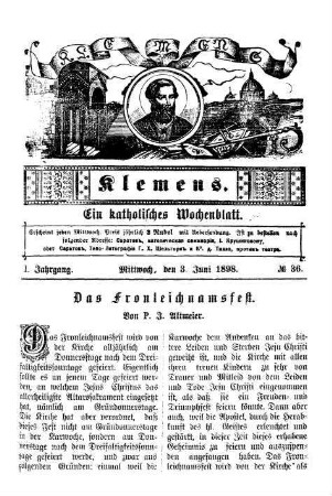 Jahrgang 1 Nr. 36