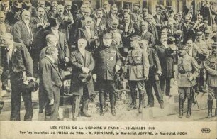 Les Fêtes de la Victoire a Paris - 13 Juillet 1919