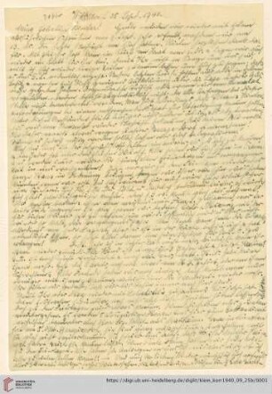 Korrespondenz von Alice und Ludwig Klein: Brief von Alice Klein an Irmgard Ehrlich und Günter Ehrlich