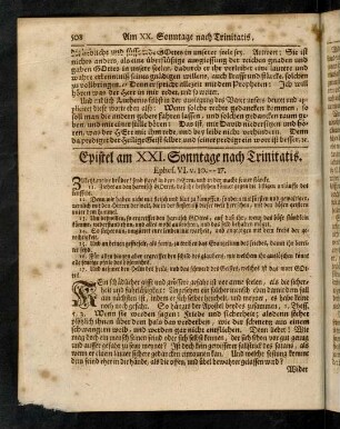508-517, Epistel am XXI. Sonntage nach Trinitatis
