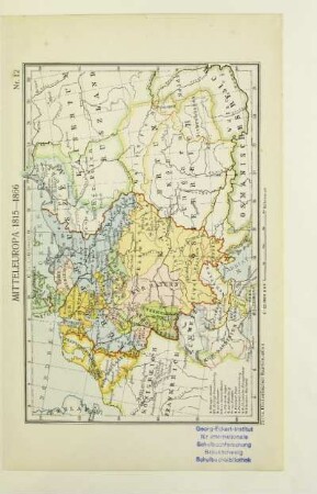 Mitteleuropa 1815-1866