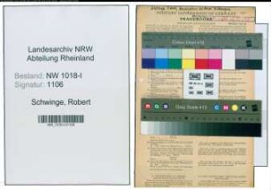 Entnazifizierung Robert Schwinge , geb. 08.03.1909 (Gaertner)