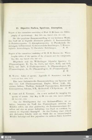 12. Objective Farben, Spectrum, Absorption