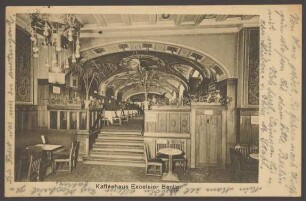 Ansichtskarte des Kaffeehaus Excelsior, Stresemannstraße