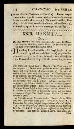 XXIII. Hannibal