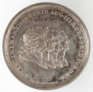 Kaiserin Maria Theresia - Frieden von Hubertusburg (Schraubmedaille)