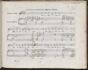 Frühlingsliebe : von Fr. Rückert ; (7 Lieder für 1 Sopran- oder Tenorstimme mit Begl. d. Pianoforte) ; Heft 2 ; op. 113