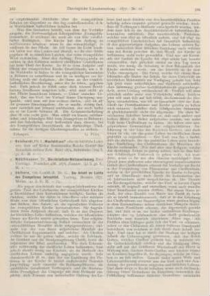 323-326 [Rezension] Mühlhäusser, Die christliche Weltanschauung. Zwei Vorträge