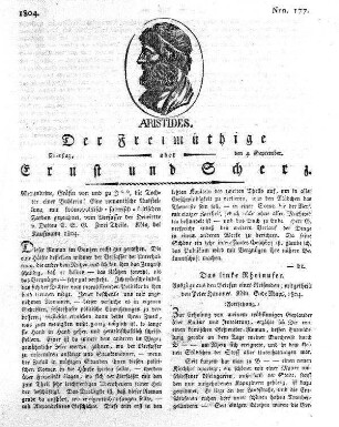 Nro. 177., Dienstag den 4. September