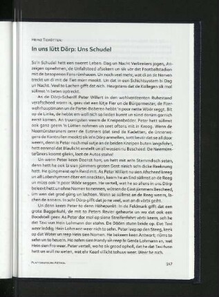 In uns lütt Dörp: Uns Schudel