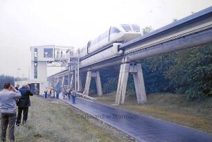 Fresenburg: Transrapid-Teststrecke, Haltestelle: Internationale Verkehrsausstellung Hamburg