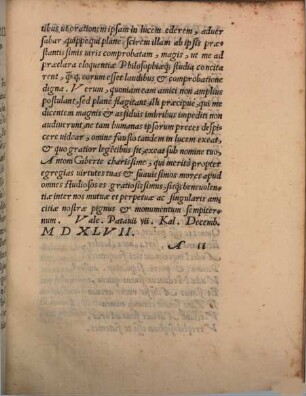 De philosophiae Laudibus oratio