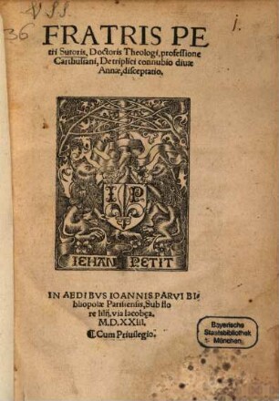 De triplici connubio divae Annae disceptatio