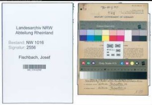 Entnazifizierung Josef Fischbach , geb. 16.03.1894 ()