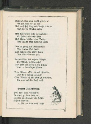 Einem Recensenten.