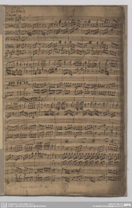 [EST: Artaserse, GraunWV B 1,8 <Ouvertüre>]