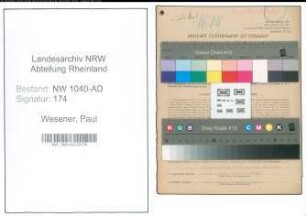 Entnazifizierung Paul Wesener , geb. 01.12.1894 (Torfarbeiter)