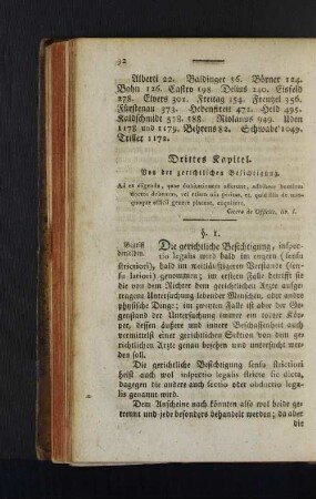 Drittes Kapitel. Von der gerichtlichen Besichtigung.