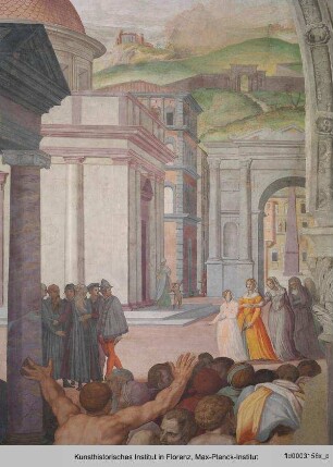 Szenen aus dem Alten und Neuen Testament : Vertreibung der Wechsler aus dem Tempel