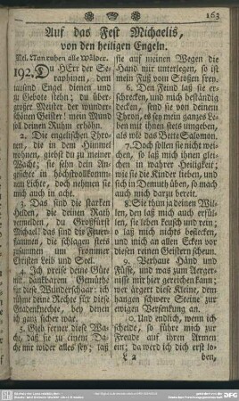 Auf das Fest Michaelis, von den heiligen Engeln
