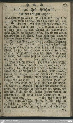 Auf das Fest Michaelis, von den heiligen Engeln