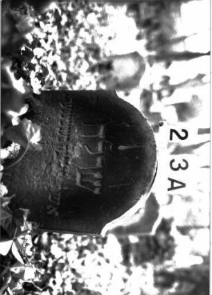 Grabstein A I/2/3 (Detailaufnahme)