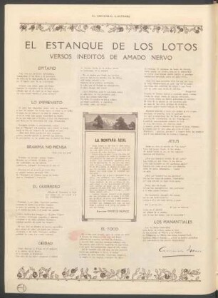 La montaña azul