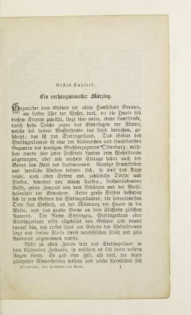 Erstes Kapitel. Ein verhängnisvoller Märztag