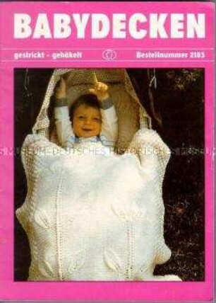 Ratgeber mit Schnittmusterbogen zur Herstellung von Babydecken