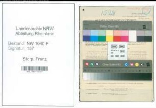 Entnazifizierung Franz Storp , geb. 06.12.1894 (Sparkassenleiter)